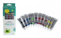 Glas målarfärger i tubeer 12x6ml