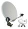 Engel 80 cm parabolantenn + väggfäste + LNB + satellitsökare An0432e