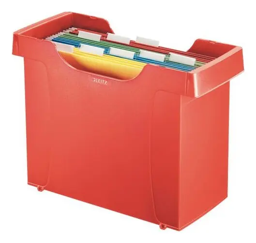 Leitz hängmappslåda röd (19930325)