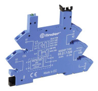 Finder 93.51.7.060 Reläuttag Passar till serien: Phoenix Contact Serie EMD-SL Finder 34.51, Finder 34.81 (L x B x H) 93,6 x 6,2 x 76 mm Bricka 10 st