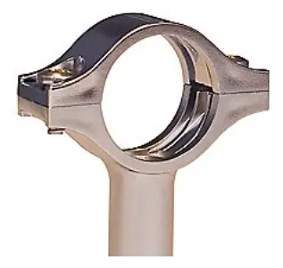 Rörhållare 22 mm - krom. medium modell ABS