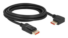 DisplayPort Kabel 1.4 (4k/8k) - Rätvinklad - Svart - 3m
