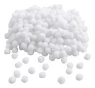 dekorationspumpar vita 1 cm 450 bitar