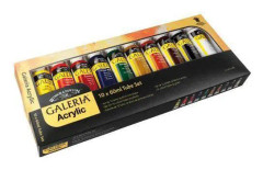 Winsor - Newton Galeria Akryl set med 10 tuber Finfärg 60 ml