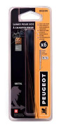 Set med 6 rullblad 127 x 0,40 x 0,85 mm - 35 TPI - 803206 - Peugeot