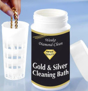 Smyckesrengöringsmedel - WENKO - DIAMOND CLEAN - 375 ml - Guld och Silver - Effektivt och snabbt