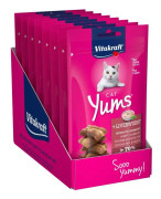 VITAKRAFT Cat Yums Cat Treats with Liver Pate - 9x40g Förpackning