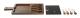 Ostbricka DKD Home Decor Brun Svart 49 x 19 x 2 cm