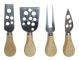 Köksredskap DKD Home Decor Rostfritt stål Furu (4 pcs)