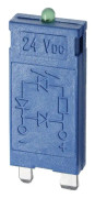 Plug-in-modul med EMC-täckning av reläspolen, med diod, med lysdiod 1 st Finder 99.01.9.024.99 N/A Lämplig för modell: Finder 96.74, Finder 96.72