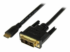  Startech  2m Mini HDMI To DVI-D Cable