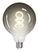 Deltaco Smart Home Filament LED-Lampa E27 ST64 Smokey