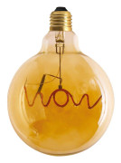 Words LED Filament Wow hanging 125mm