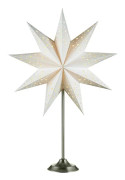 Markslöjd Solvalla bordsstjärna, 64 cm, E14, vit /satin
