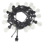 Bright Light String Svart 12 m