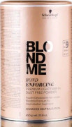 Schwarzkopf BlondMe Bond Enforcing Premium Lightener 9+, Puder, Alla hår, Burk, 450 ml