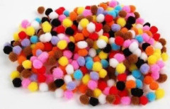 FANDY Polyester pompoms 7mm MIX
