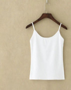 Dam sommar camisole storlek spaghetti rem topp
