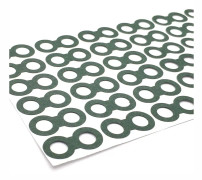 Li-ion batteri isolering packning korn papper