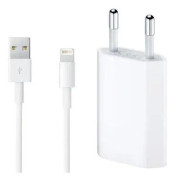 iPhone-laddare med Lightning-kabel 1 m - Vit