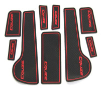 Bilstyling interiör halkfri dörrspårkudde gummimatta passar