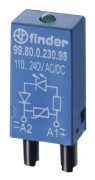 Plug-in-modul med EMC-skydd för reläspolen, med fri drift-diod, med lysdiod 10 st Finder 99.80.9.024.90 N/A Bulk