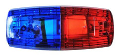 LED blinkande axellampa uppladdningsbar