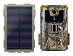 Utomhus vattentät 1700mah litiumbatteri spår jakt kamera solpanel kit
