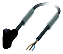 Pepperl+Fuchs 226957 Sensor-, manöverdon-stik, 2 m Pol-tal (RJ): 3 1 st