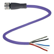 Pepperl+Fuchs 70114141 Sensor-, ställdon-stik, 2 m Pol-tal (RJ): 5 1 st