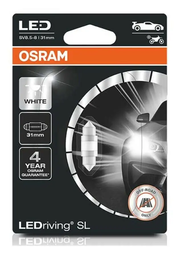 Osram c5w 31mm Led 6000K 1-pack festoon