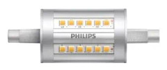 Philips Spot, 7,5 W, 60 W, R7s, 950 LM, 15000 h, Vit