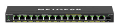 NETGEAR Plus GS316EPP - Switch - Administrerad - 15 x 10/100/1000 (PoE+) + 1 x SFP - skrivbordsmodell, väggmonterbar - PoE+ (231 W)