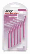 Interdental Tandborste Lacer Ultratunn 6-pack - Effektiv rengöring mellan tänderna med ultratunna borsthuvuden.