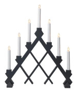 Rut Adventsljusstake Mörkgrå