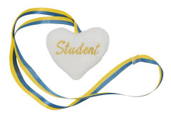 Studentnalle Vitt Hjärta