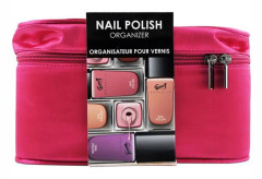 Nagellacksorganisator - GLOSS - Skönhetspresentförpackning - 15 platser - Rosa