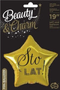 GoDan Folieballong Happy Birthday guldstjärna