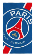 Badhandduk och strandhandduk PSG CROPPED - 70x120 cm - 100% bomull - Blå