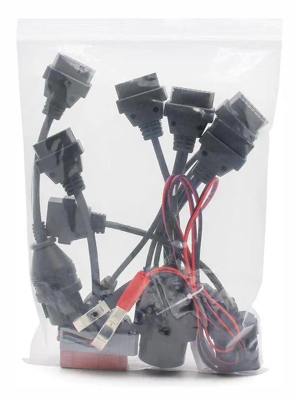 OBD/OBD2 Diagnoskabeluppsättning bil - 8 -del - kabeluppsättning - Auto -kabel - förlängningskabel - OBD -II -kontakt - Förlängningssladd - 8 stycken