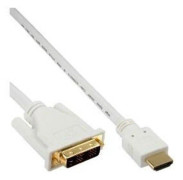 InLine 17659U, 0,5 m, HDMI, DVI, Hanstik, Guld