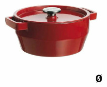 Kastrull med lock Pyrex Slow Cook Gjutj�rn