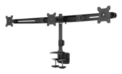 M VESA Desktopmount Triple Desk Clamp 15"-24"