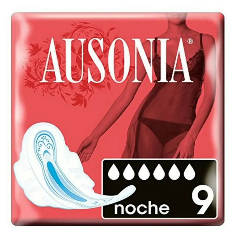 Nattbindor med vingar Ultra Ausonia (9 uds)