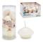 Candle Set Floating White (8 Pieces)