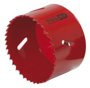 KS Tools 129.5114, Single, MDF (Medium Density Fiberboard), Icke-järnmetaller, Gipsskivor, Stål, Trä, Röd, Snabbstål (HSS), Bimetall, Snabbstål (HSS)