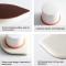 5 PCS Sharp Corner Sponge Brush to Clean Corner Gaps Pot Brush(Orange)
