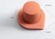 5 PCS Sharp Corner Sponge Brush to Clean Corner Gaps Pot Brush(Orange)