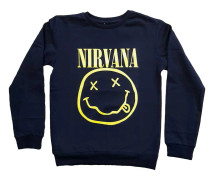 Nirvana Kids Sweatshirt: Yellow Smiley (7-8 Years)