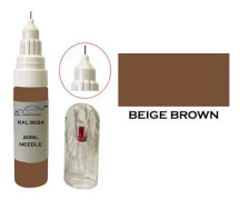 Ral 8024 Beige Brown Gloss Touch Up Paint Brush Pen Wood Scratch Upvc Pvc